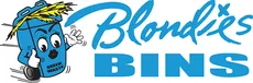 blondies bins logo blondies bins logo